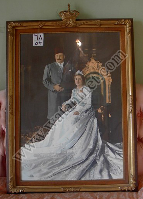 23 صورة زفاف الملك فاروق والملكة ناريمان