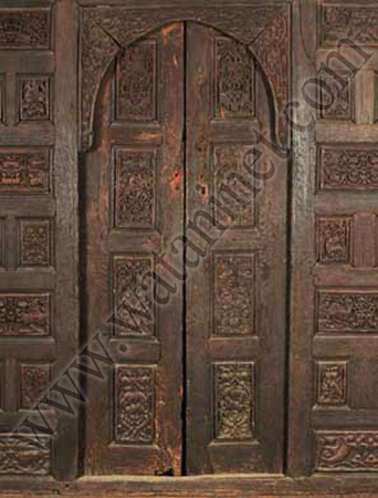 باب مذبح كنيسة القديسة بربارة
