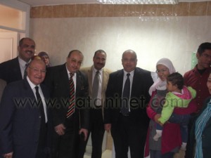 صلاح البلال رئيس جامعة مدينة السادات يرافقه الدكتور عصام الدين متولى نائب رئيس الجامعة (3)