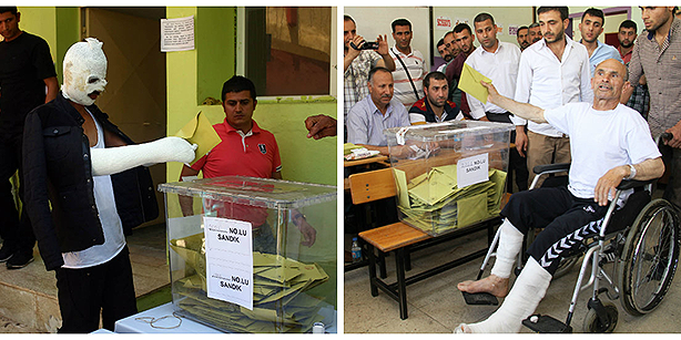 اقبال كبير على صناديق الاقتراع فى الانتخابات البرلمانية التركية2