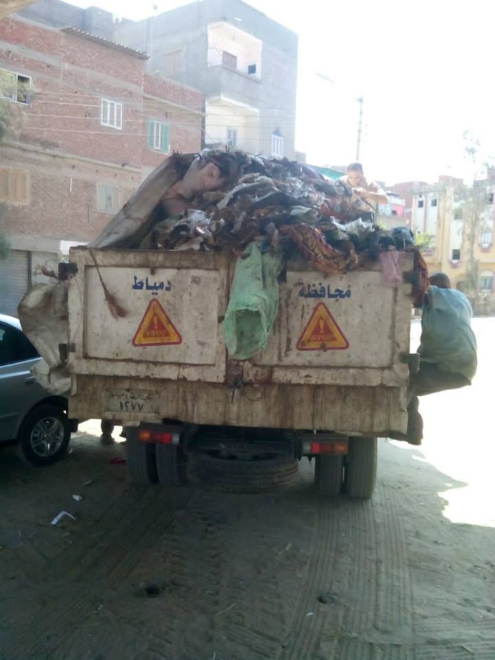 حملة لنظافة القرى بدمياط1
