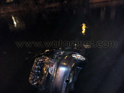 البحيرة, دمنهور, انتشال سيارة سقطت من أعلى كوبري (3)