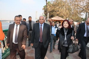 محافظ القاهرة يتفقد بدء انطلاق أعمال مشروع تطوير كورنيش النيل2