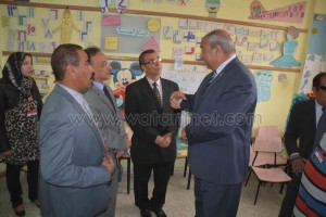 محافظ المنيا يفتتح 3 مدارس 2