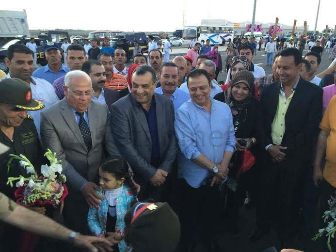احتفال شعبى لإفتتاح محطة تحصيل الرسوم بمدخل بورسعيد الجنوبى 3