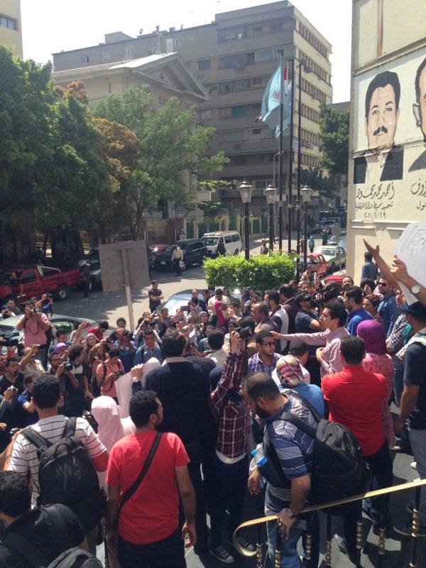 الصحفيين تشارك في مسيرة للنائب العام  لتقديم بلاغ ضد  الداخلية  6