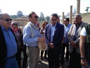 وزير الآثار يتفقد  عدد من المواقع الأثرية والمتاحف  بالإسكندرية