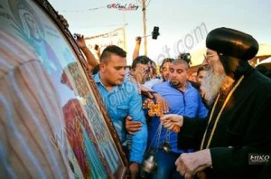 بالصور أجواء أحتفاليةبدير القديسة دميانة بالبراري في أحتفالاتها 2