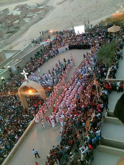 5 مليون شخص في احتفالات العذراء بجبل أسيوط