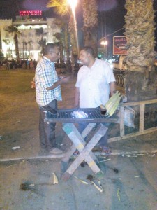 حملة مسائية لحي وسط لإزالة إشغالات سعد زغلول والقائد إبراهيم بمحطة الرمل2