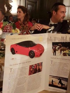 الملكة رانيا,سيارة فيراري, شاليمار