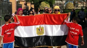براعم بورسعيد يرفعون علم مصر موجهين رسالة حب 3
