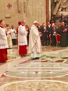 الأنبا برنابا يُهنئ البابا فرنسيس بعيد الميلاد المجيد1