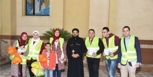 جمعية شباب من أجل مصر تشارك الكنيسة في الاحتفال برأس السنة 